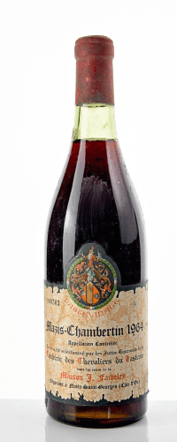 Mazis Chambertin Tastevinage, Maison J Faiveley - 1964